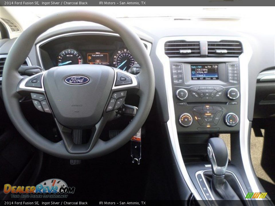 2014 Ford Fusion SE Ingot Silver / Charcoal Black Photo #16