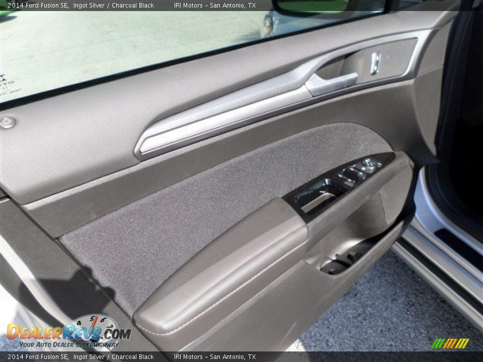 2014 Ford Fusion SE Ingot Silver / Charcoal Black Photo #22