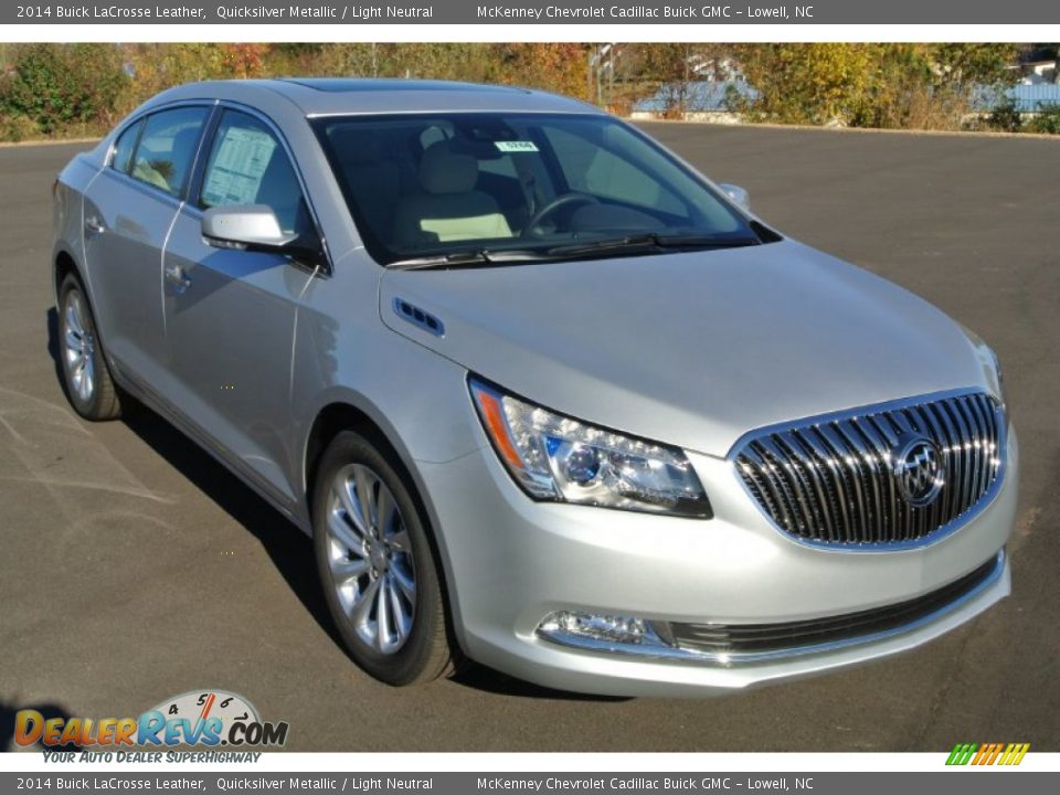 2014 Buick LaCrosse Leather Quicksilver Metallic / Light Neutral Photo #1