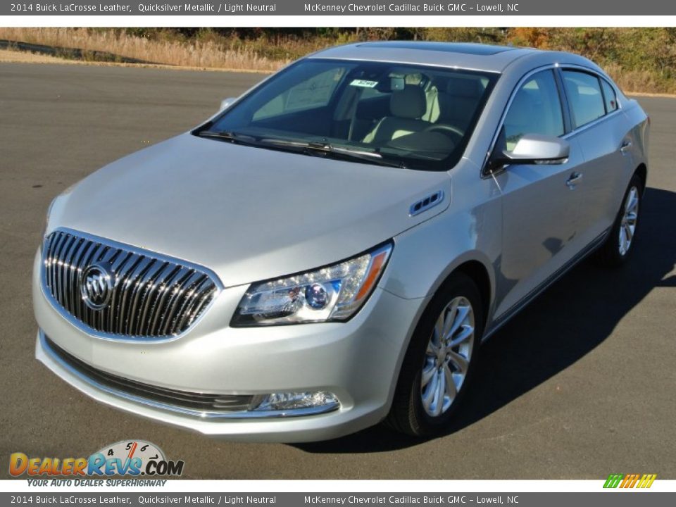 2014 Buick LaCrosse Leather Quicksilver Metallic / Light Neutral Photo #2