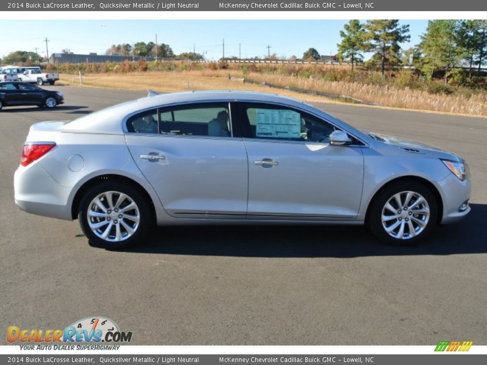 2014 Buick LaCrosse Leather Quicksilver Metallic / Light Neutral Photo #6