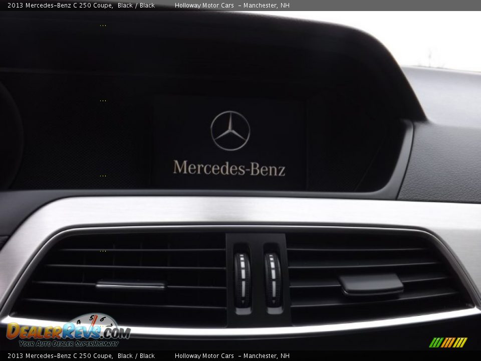 2013 Mercedes-Benz C 250 Coupe Black / Black Photo #8