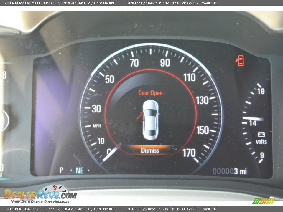 2014 Buick LaCrosse Leather Quicksilver Metallic / Light Neutral Photo #14