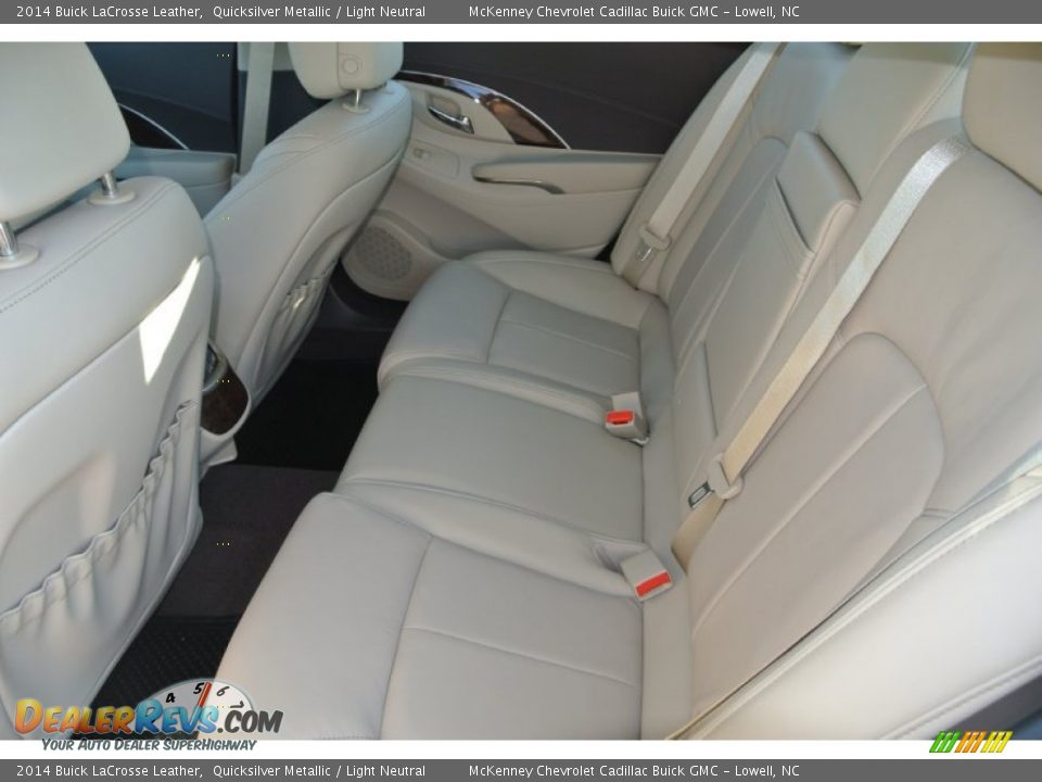 2014 Buick LaCrosse Leather Quicksilver Metallic / Light Neutral Photo #15