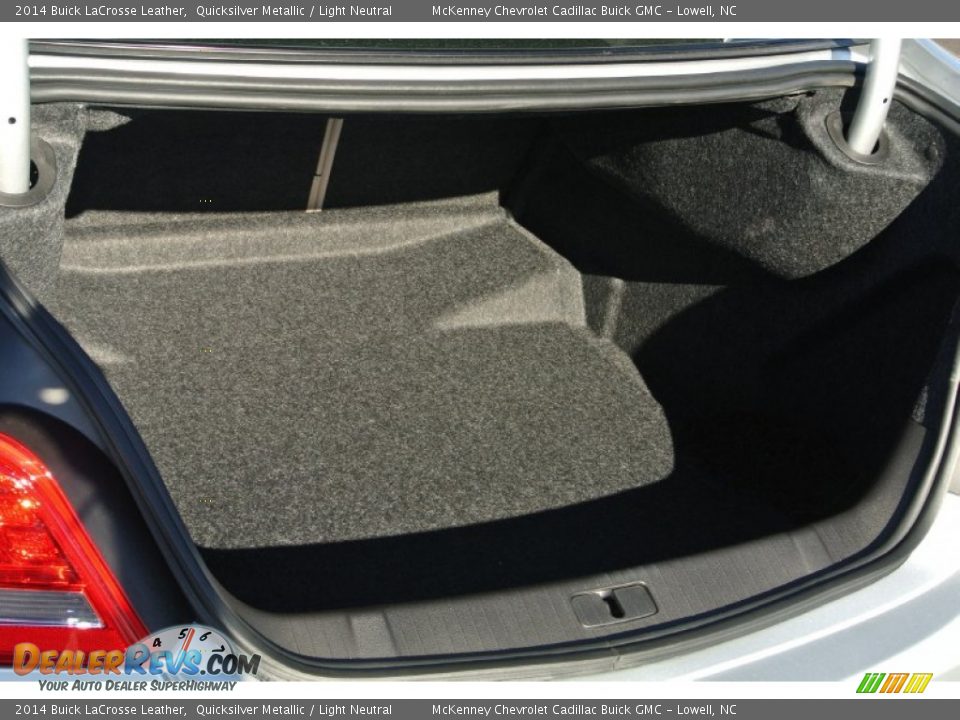 2014 Buick LaCrosse Leather Quicksilver Metallic / Light Neutral Photo #16