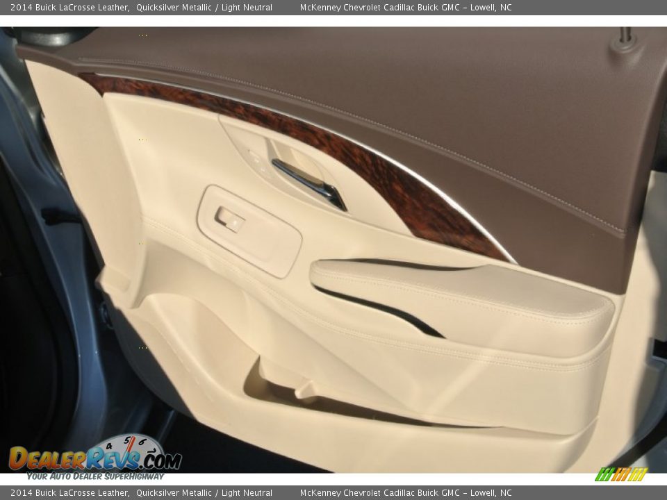 2014 Buick LaCrosse Leather Quicksilver Metallic / Light Neutral Photo #18