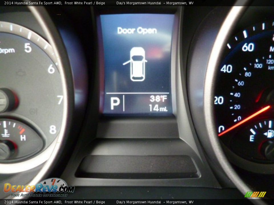 2014 Hyundai Santa Fe Sport AWD Frost White Pearl / Beige Photo #20