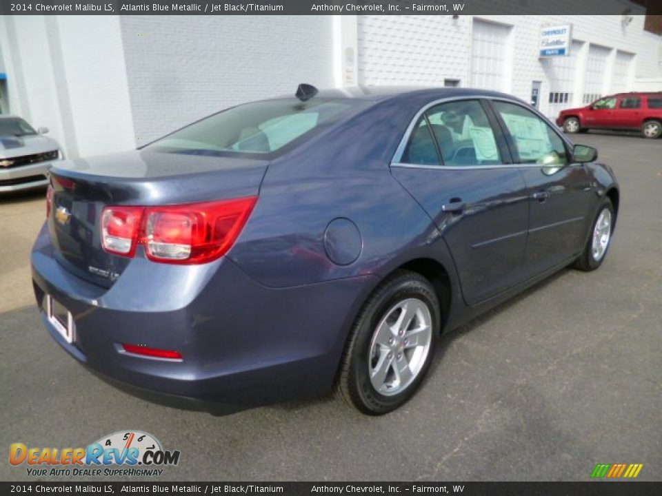 2014 Chevrolet Malibu LS Atlantis Blue Metallic / Jet Black/Titanium Photo #7
