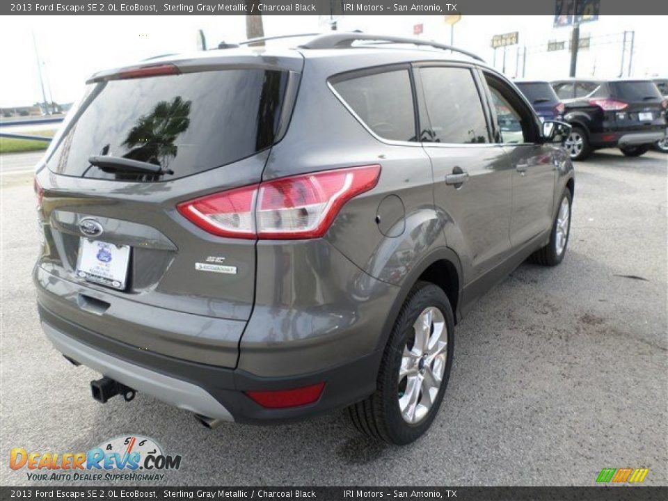 2013 Ford Escape SE 2.0L EcoBoost Sterling Gray Metallic / Charcoal Black Photo #5