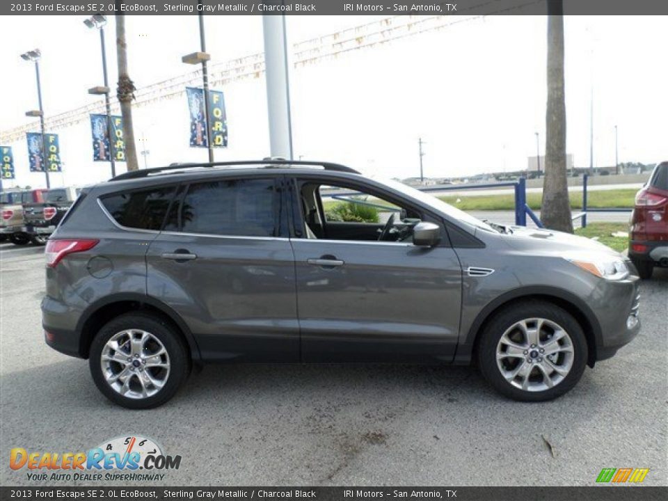 2013 Ford Escape SE 2.0L EcoBoost Sterling Gray Metallic / Charcoal Black Photo #6