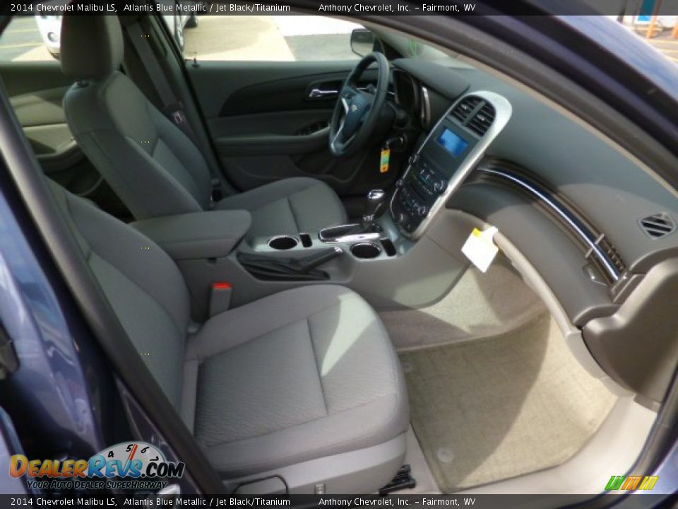 2014 Chevrolet Malibu LS Atlantis Blue Metallic / Jet Black/Titanium Photo #10