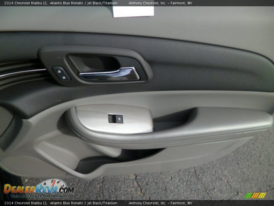 2014 Chevrolet Malibu LS Atlantis Blue Metallic / Jet Black/Titanium Photo #11