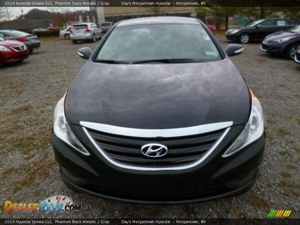 2014 Hyundai Sonata GLS Phantom Black Metallic / Gray Photo #2