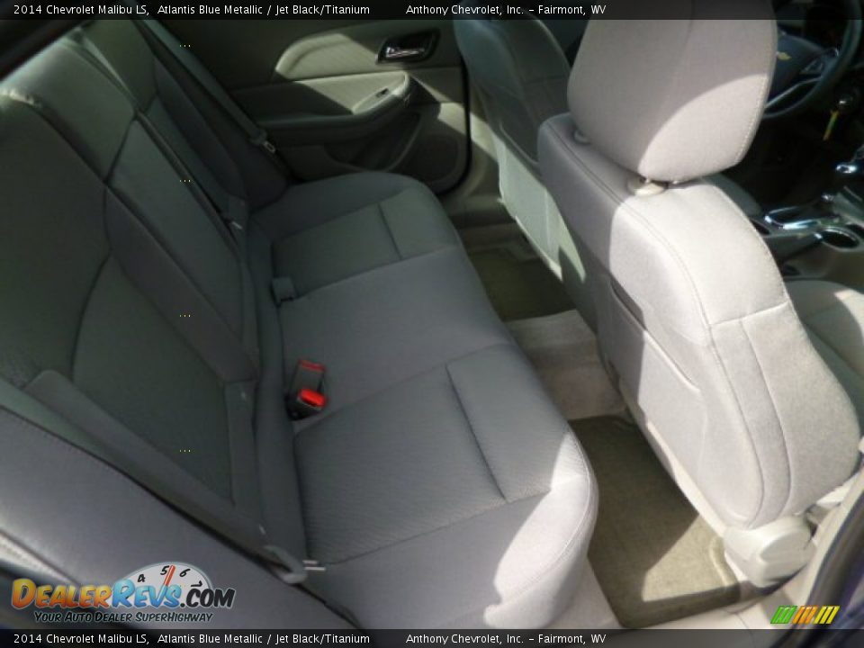 2014 Chevrolet Malibu LS Atlantis Blue Metallic / Jet Black/Titanium Photo #12