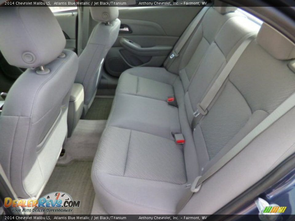2014 Chevrolet Malibu LS Atlantis Blue Metallic / Jet Black/Titanium Photo #13