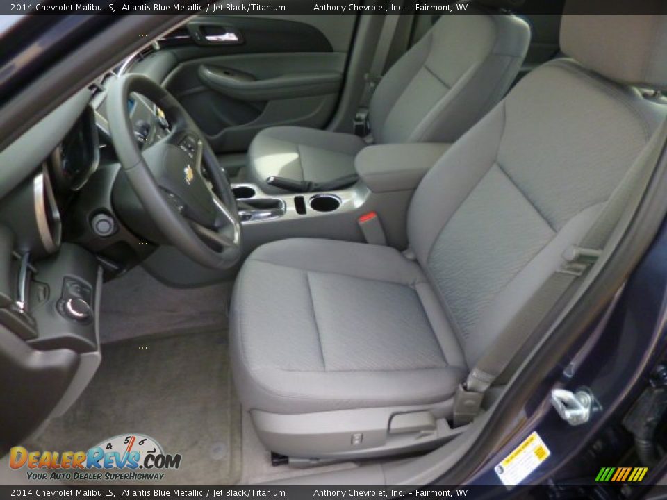 2014 Chevrolet Malibu LS Atlantis Blue Metallic / Jet Black/Titanium Photo #15