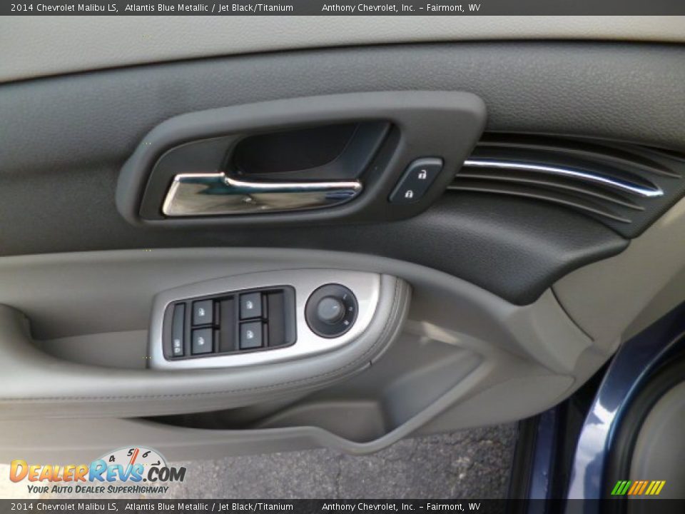 2014 Chevrolet Malibu LS Atlantis Blue Metallic / Jet Black/Titanium Photo #17