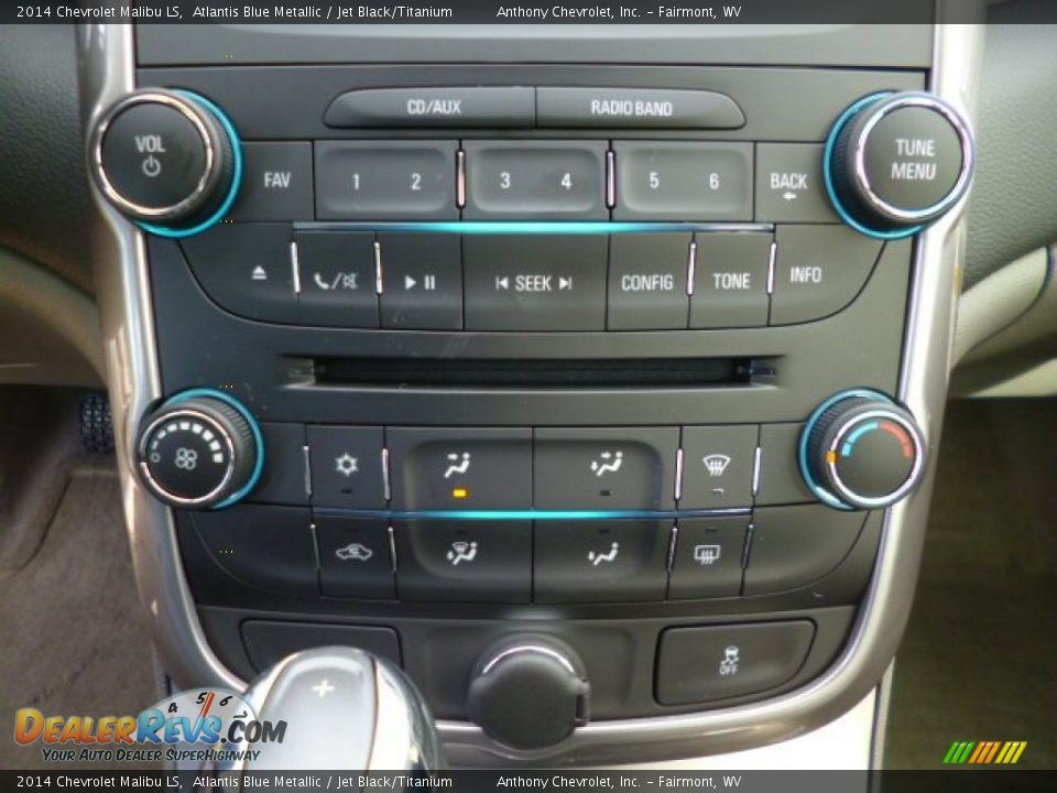 2014 Chevrolet Malibu LS Atlantis Blue Metallic / Jet Black/Titanium Photo #19