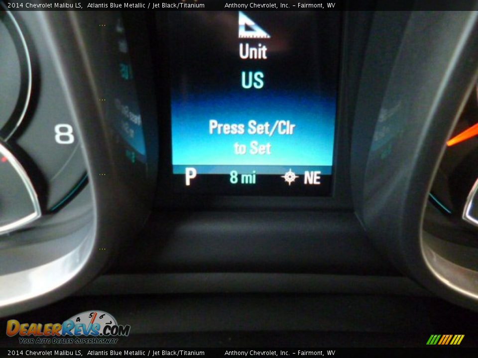 2014 Chevrolet Malibu LS Atlantis Blue Metallic / Jet Black/Titanium Photo #20