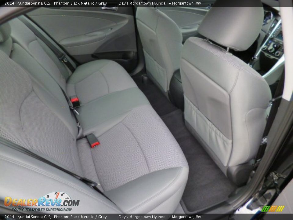 2014 Hyundai Sonata GLS Phantom Black Metallic / Gray Photo #12