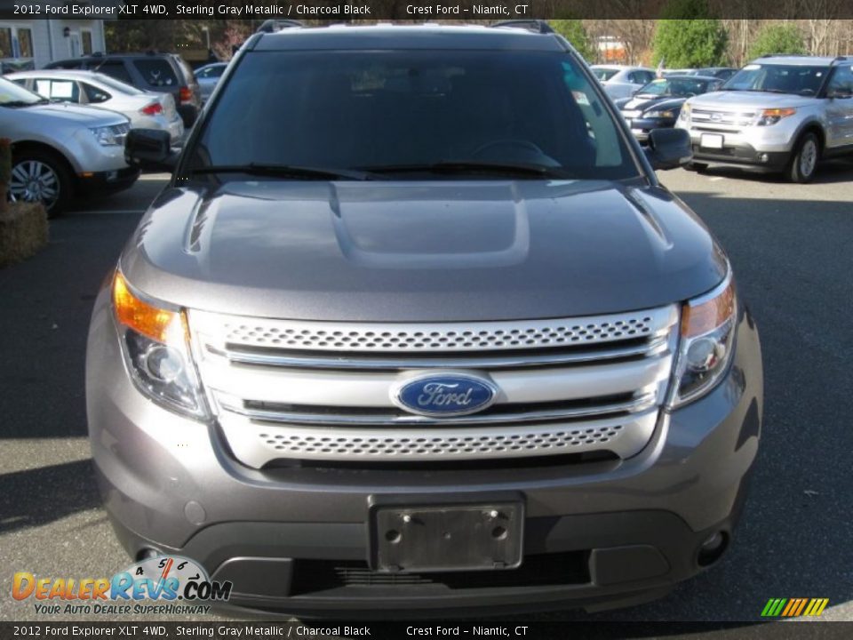 2012 Ford Explorer XLT 4WD Sterling Gray Metallic / Charcoal Black Photo #2
