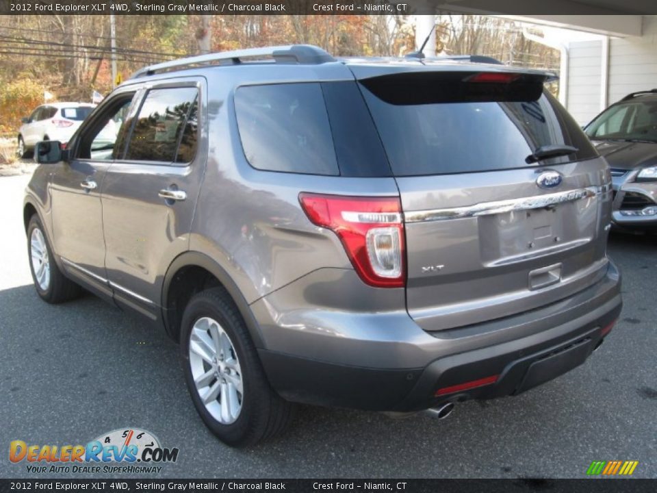 2012 Ford Explorer XLT 4WD Sterling Gray Metallic / Charcoal Black Photo #5