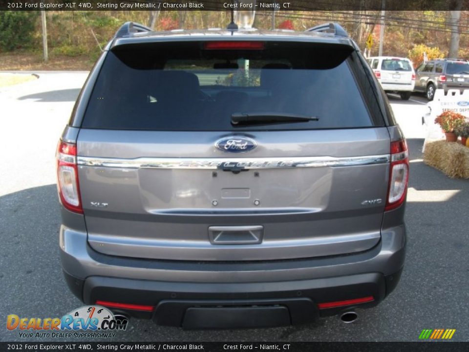 2012 Ford Explorer XLT 4WD Sterling Gray Metallic / Charcoal Black Photo #6