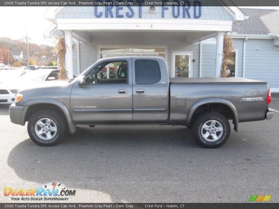 2006 Toyota Tundra SR5 Access Cab 4x4 Phantom Gray Pearl / Dark Gray Photo #4