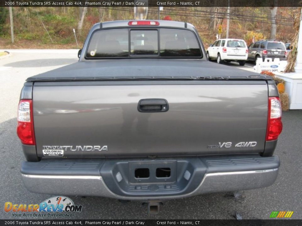 2006 Toyota Tundra SR5 Access Cab 4x4 Phantom Gray Pearl / Dark Gray Photo #6