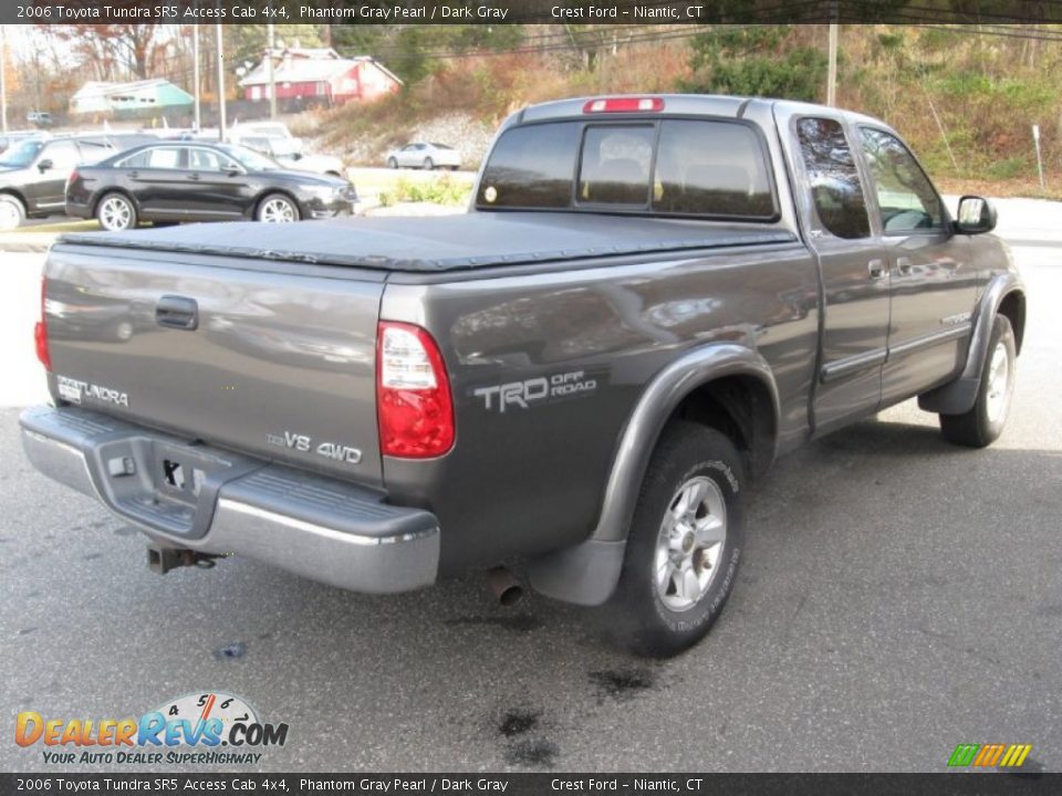 2006 Toyota Tundra SR5 Access Cab 4x4 Phantom Gray Pearl / Dark Gray Photo #7
