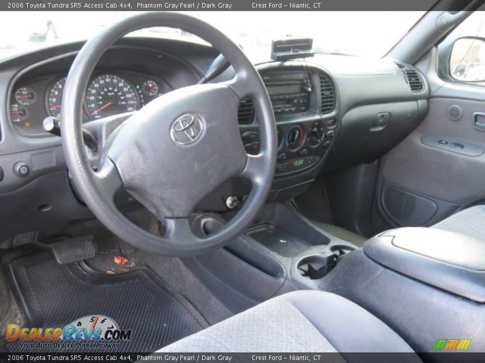 2006 Toyota Tundra SR5 Access Cab 4x4 Phantom Gray Pearl / Dark Gray Photo #10