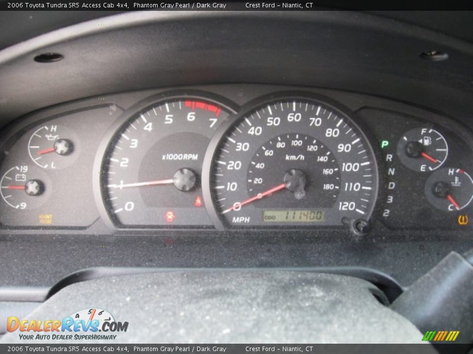 2006 Toyota Tundra SR5 Access Cab 4x4 Phantom Gray Pearl / Dark Gray Photo #13