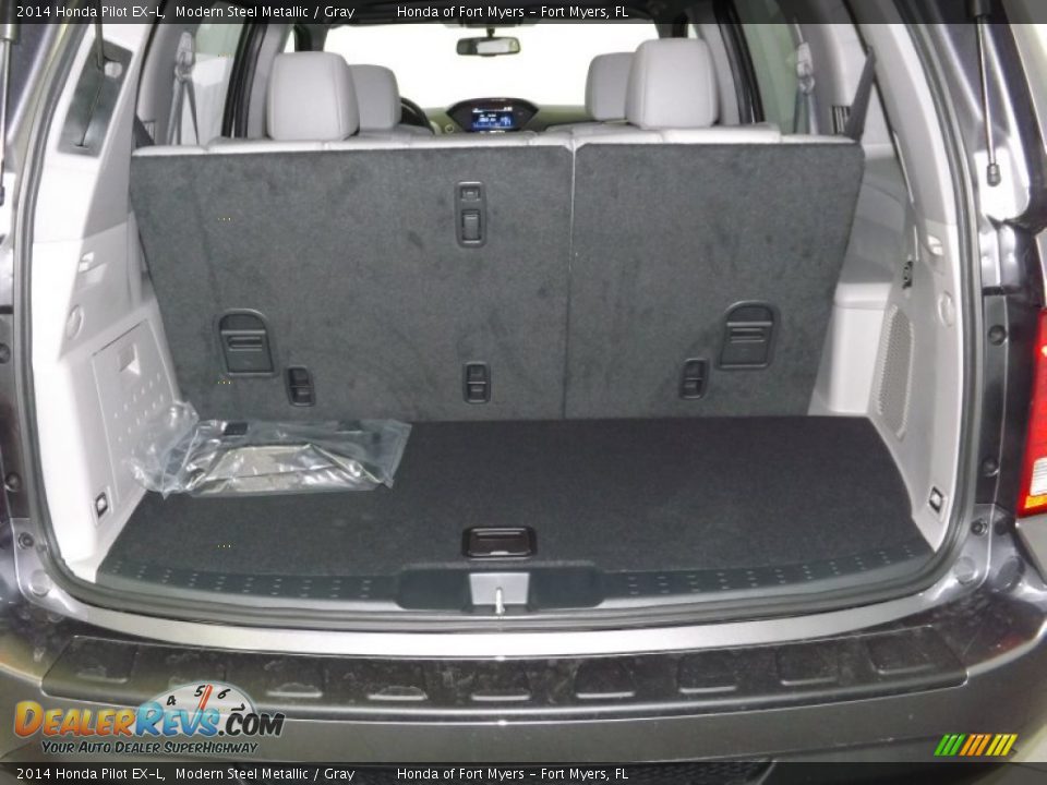2014 Honda Pilot EX-L Modern Steel Metallic / Gray Photo #27