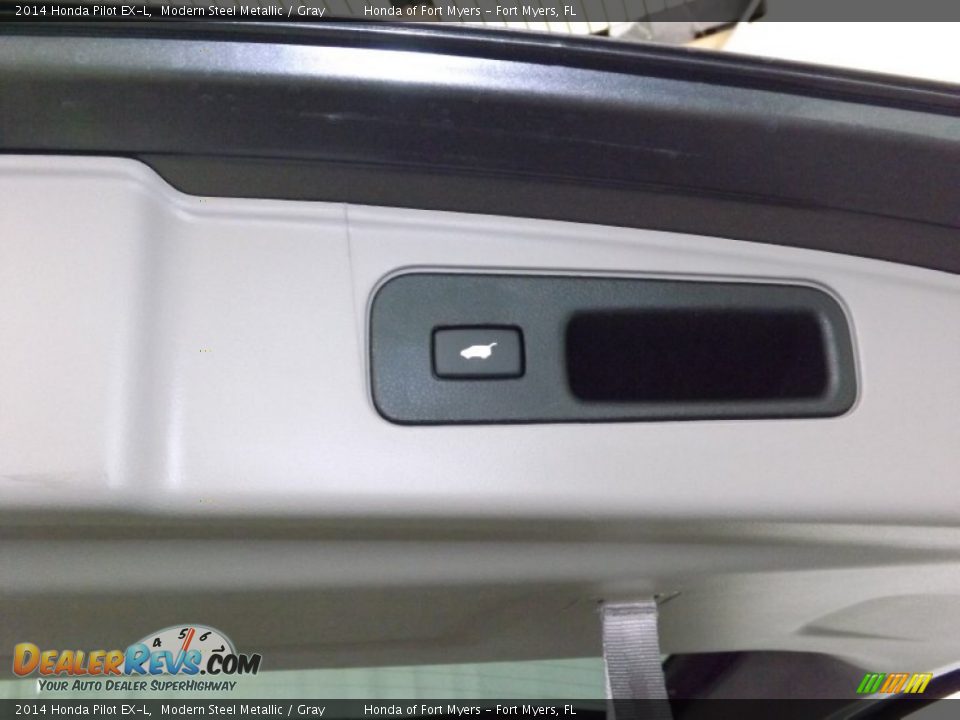 2014 Honda Pilot EX-L Modern Steel Metallic / Gray Photo #28