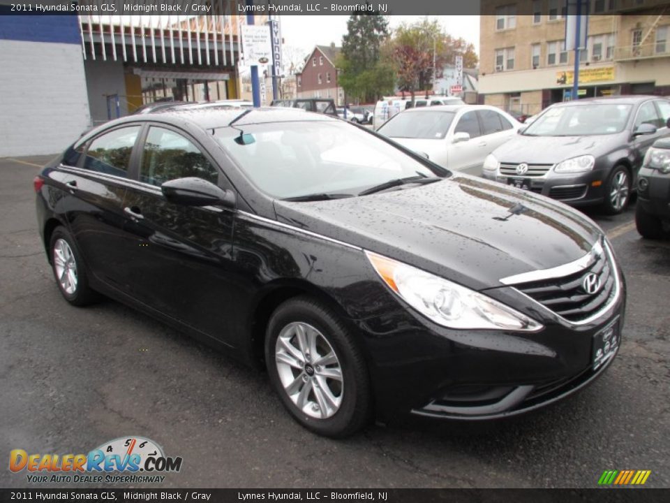 2011 Hyundai Sonata GLS Midnight Black / Gray Photo #2