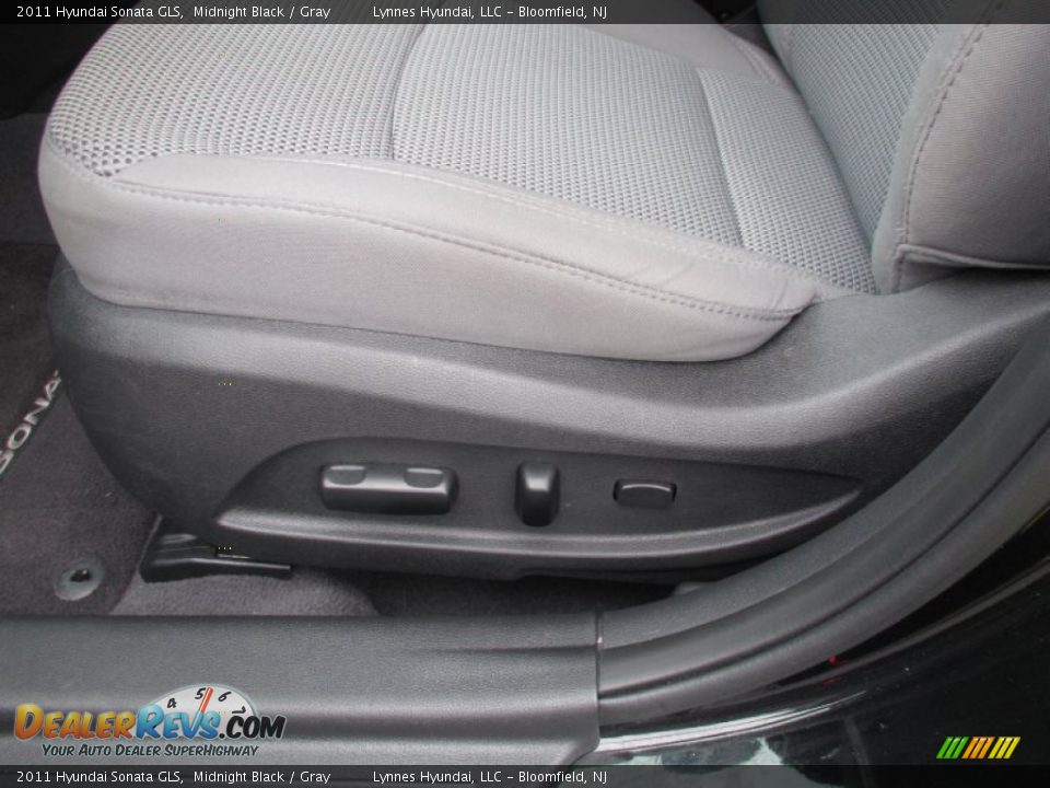 2011 Hyundai Sonata GLS Midnight Black / Gray Photo #9