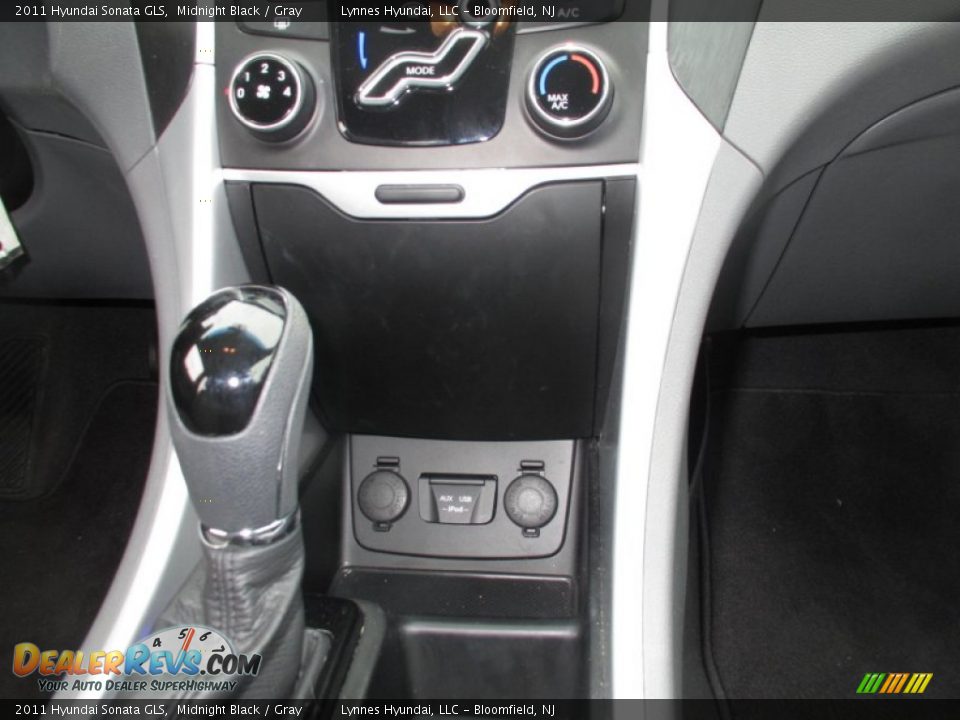 2011 Hyundai Sonata GLS Midnight Black / Gray Photo #13