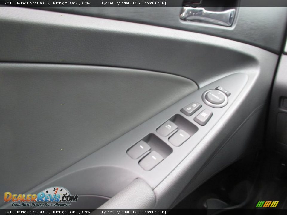 2011 Hyundai Sonata GLS Midnight Black / Gray Photo #15
