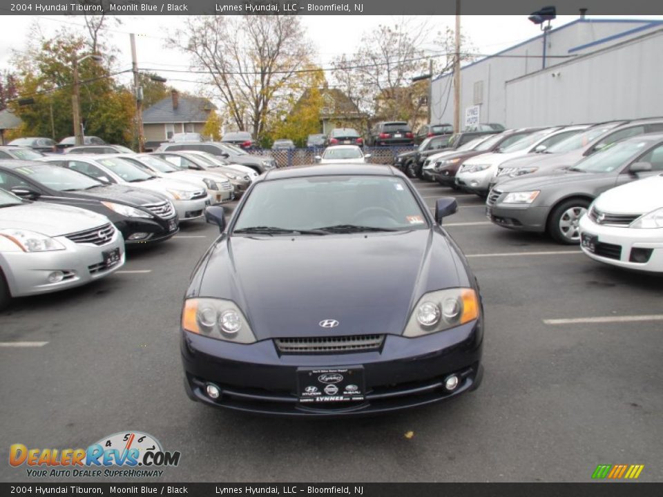 2004 Hyundai Tiburon Moonlit Blue / Black Photo #1