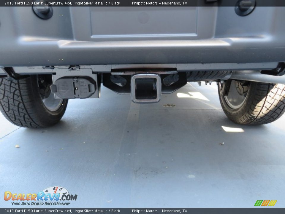2013 Ford F150 Lariat SuperCrew 4x4 Ingot Silver Metallic / Black Photo #19