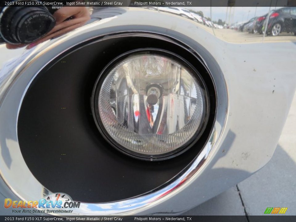 2013 Ford F150 XLT SuperCrew Ingot Silver Metallic / Steel Gray Photo #10