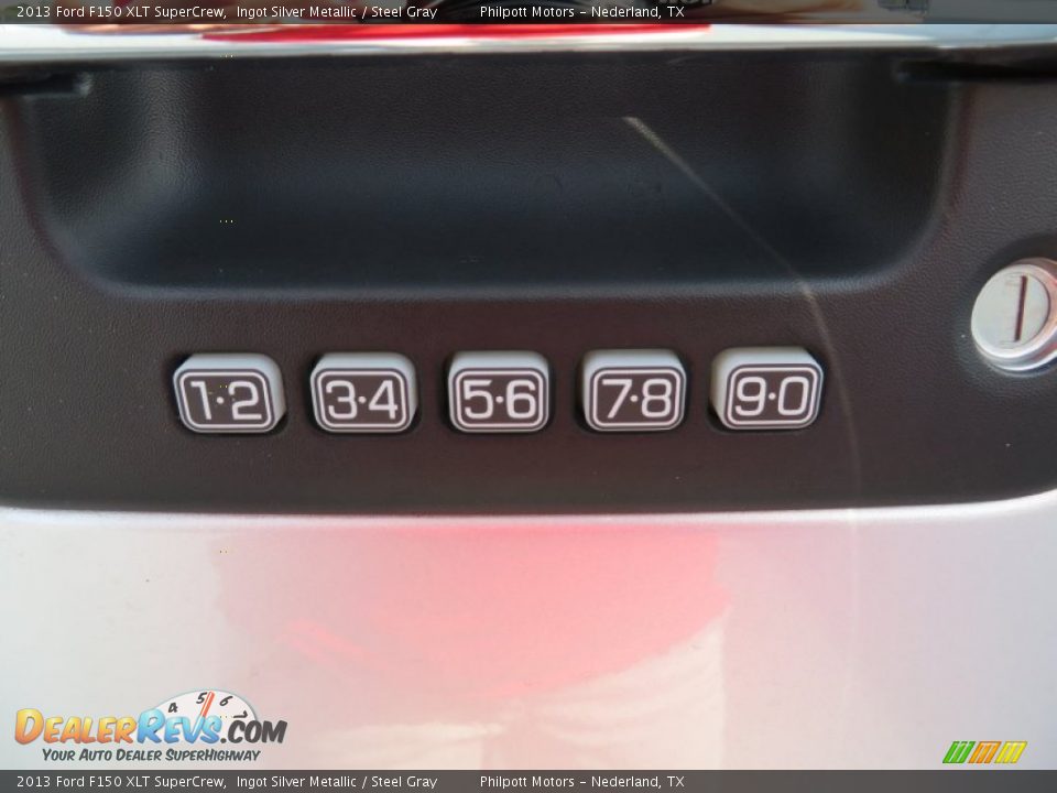 2013 Ford F150 XLT SuperCrew Ingot Silver Metallic / Steel Gray Photo #15
