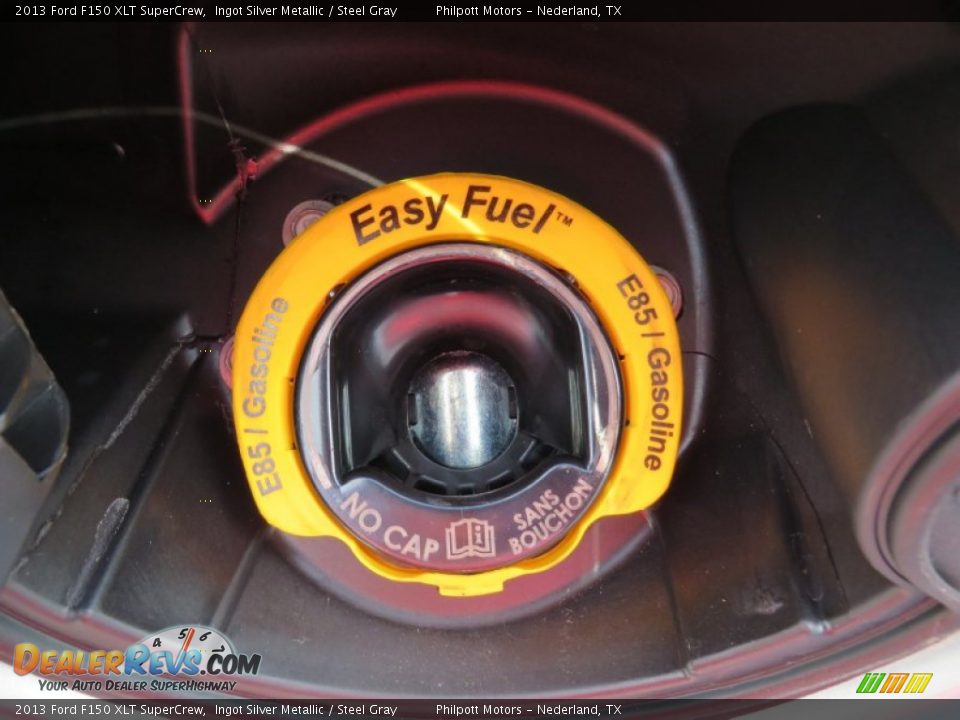 2013 Ford F150 XLT SuperCrew Ingot Silver Metallic / Steel Gray Photo #16