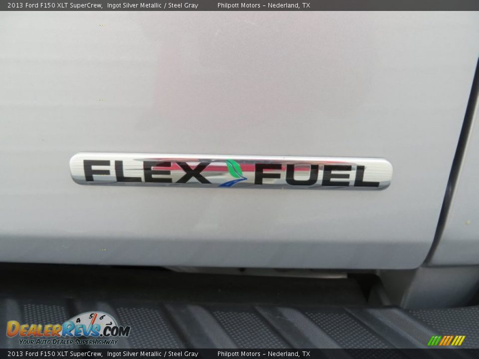 2013 Ford F150 XLT SuperCrew Ingot Silver Metallic / Steel Gray Photo #19