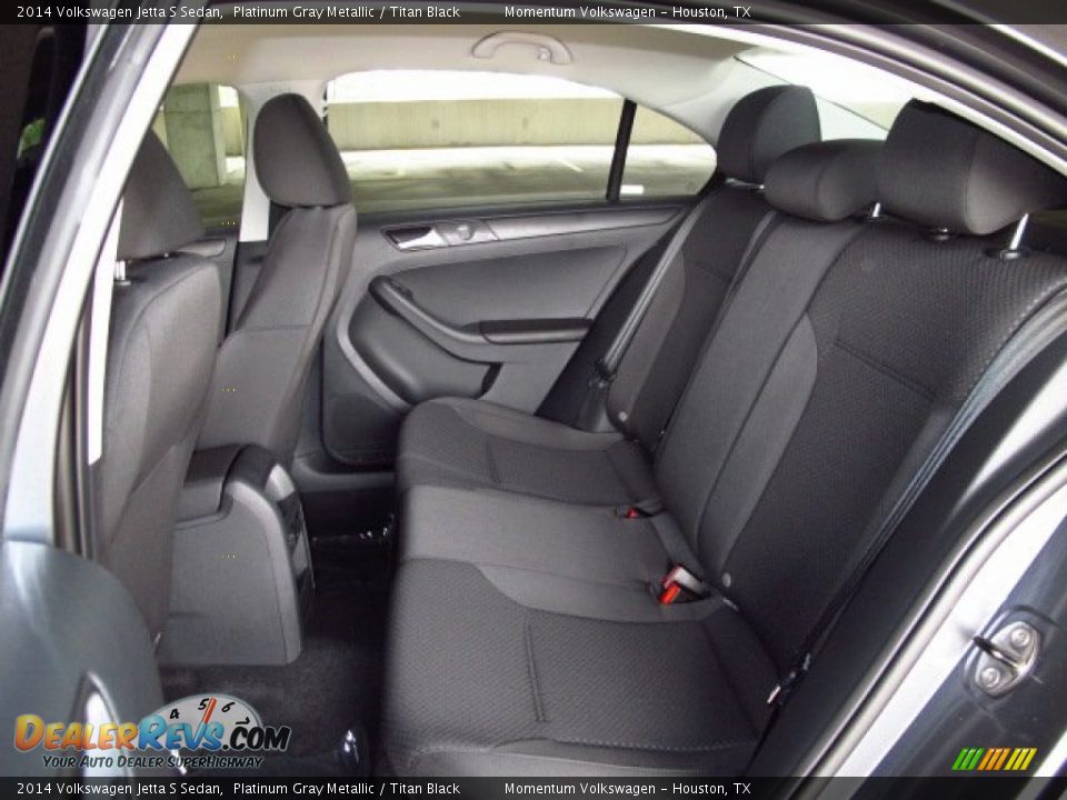 2014 Volkswagen Jetta S Sedan Platinum Gray Metallic / Titan Black Photo #11