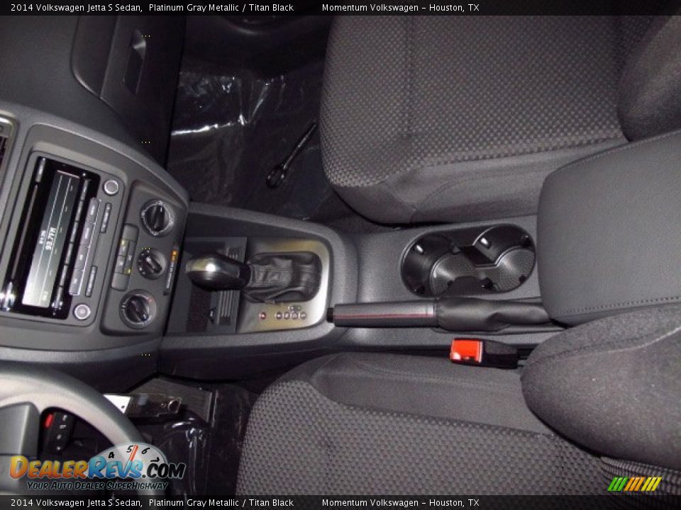 2014 Volkswagen Jetta S Sedan Platinum Gray Metallic / Titan Black Photo #15