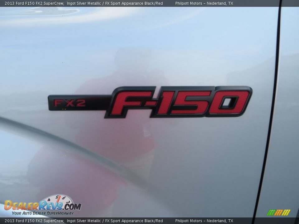 2013 Ford F150 FX2 SuperCrew Ingot Silver Metallic / FX Sport Appearance Black/Red Photo #14