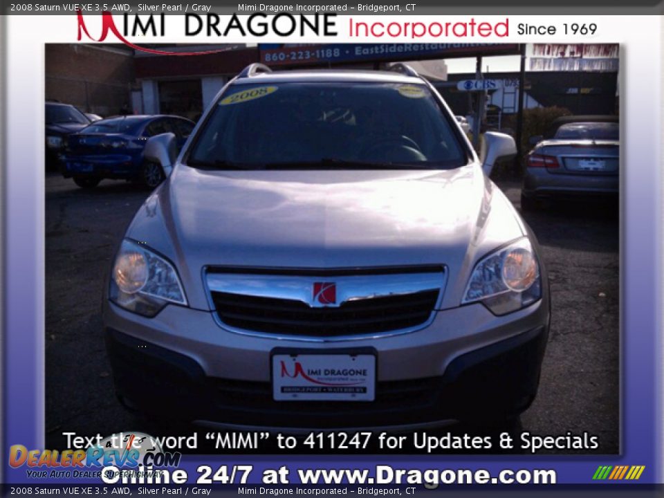 2008 Saturn VUE XE 3.5 AWD Silver Pearl / Gray Photo #2