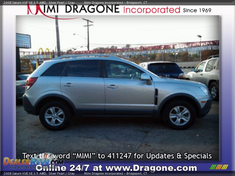 2008 Saturn VUE XE 3.5 AWD Silver Pearl / Gray Photo #5