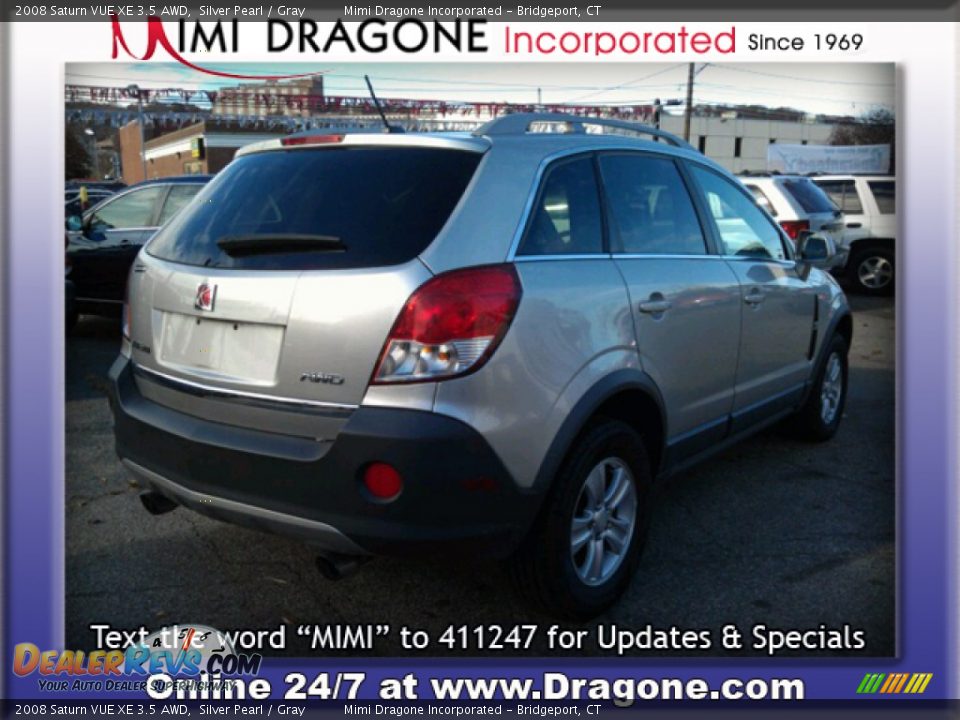 2008 Saturn VUE XE 3.5 AWD Silver Pearl / Gray Photo #6